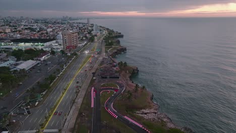 kartodromo julian barcelo, go-kart racing track by the sea in santo domingo, dominican republic