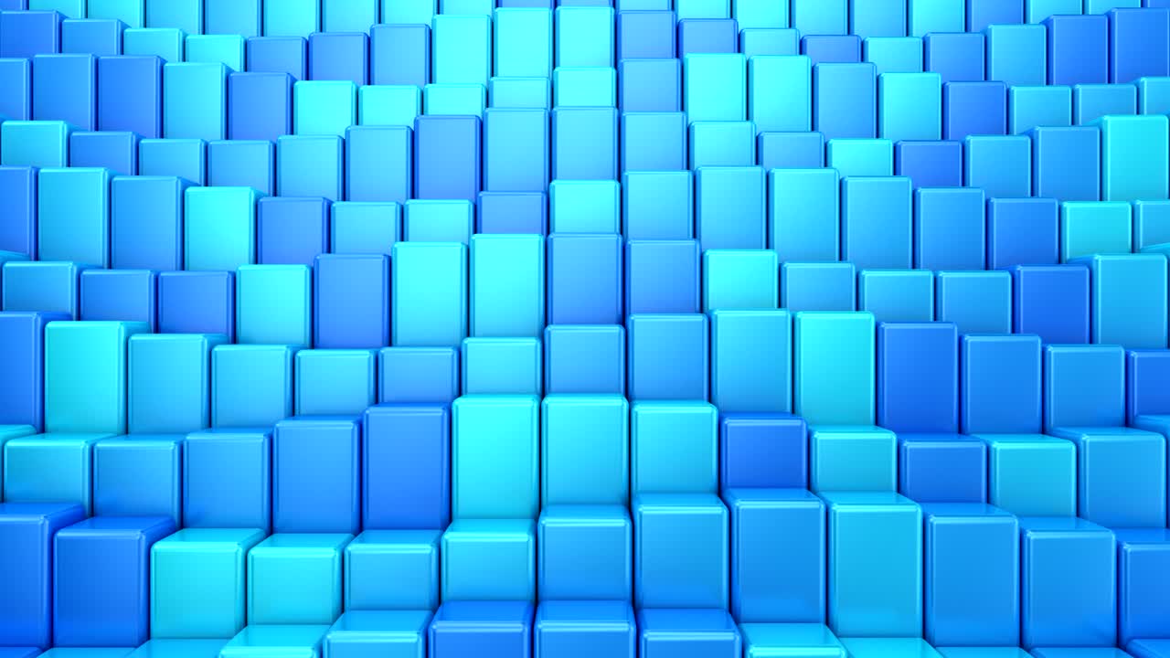 las cajas forman una onda