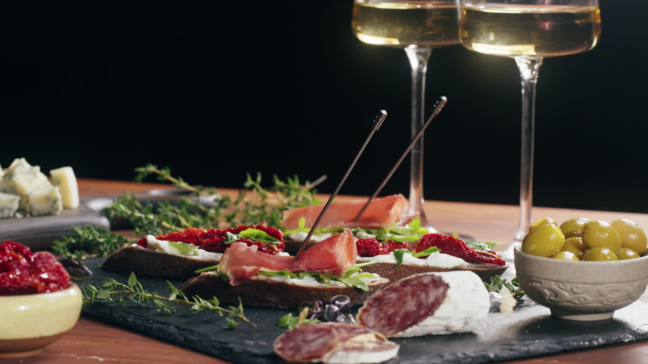 Gourmet Charcuterie Board with Wine