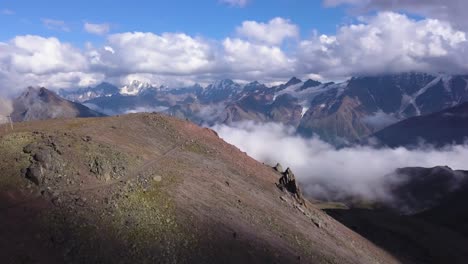 high altitude mountain scenery