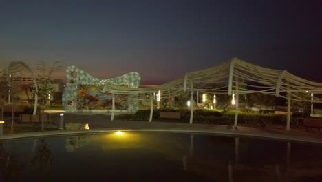 vista panorámica de la puesta de sol en el parque jamadi en zibat?