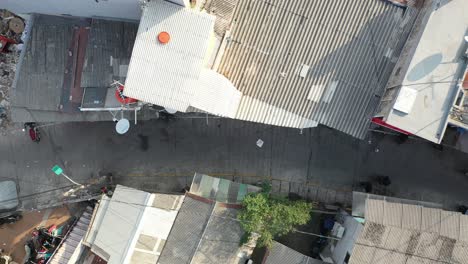 vista aérea de una zona urbana densamente poblada