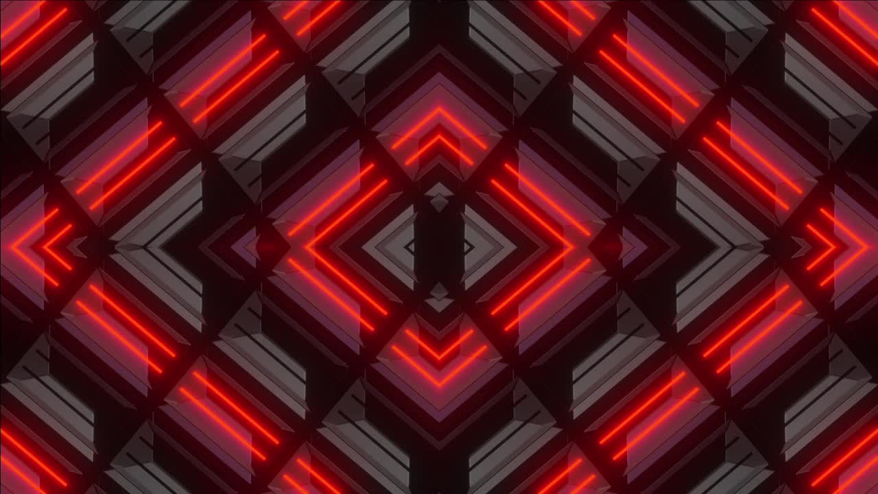 patrón geométrico de neón abstracto