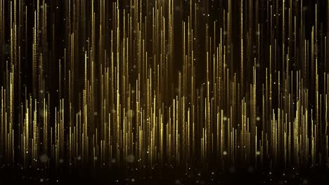 Golden Particles Raining Down