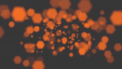 Animation-Fliegen-Abstrakt-Orange-Bokeh-Und-Partikel-1