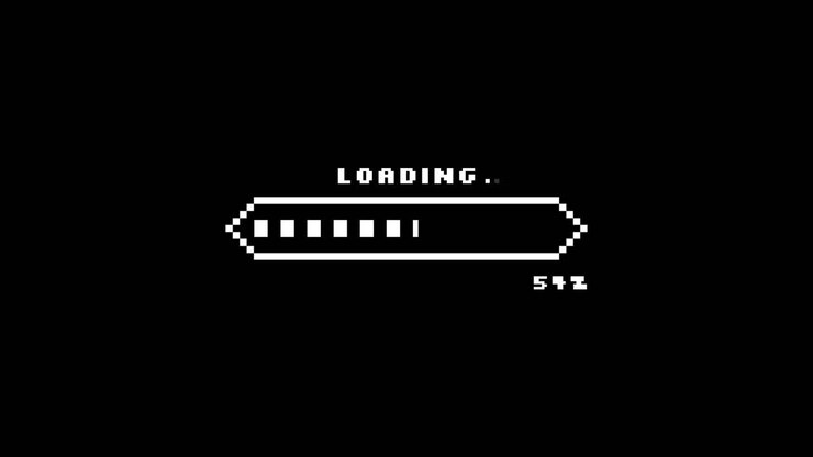 Pixel Art Loading Progress Bar Animation
