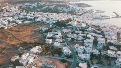 flight in paros, naxos, antiparos in greece