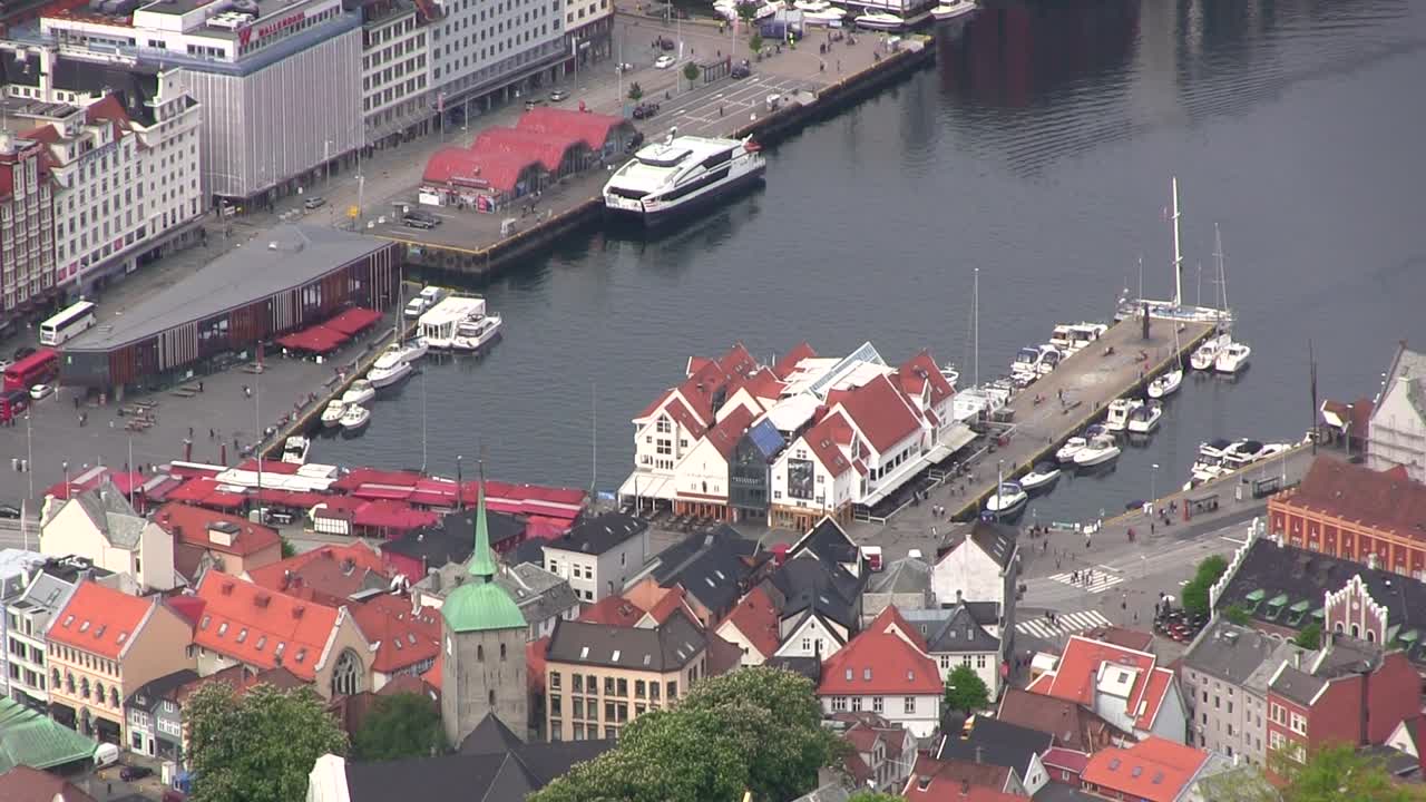 노르웨이 베르겐 만. 유럽-1