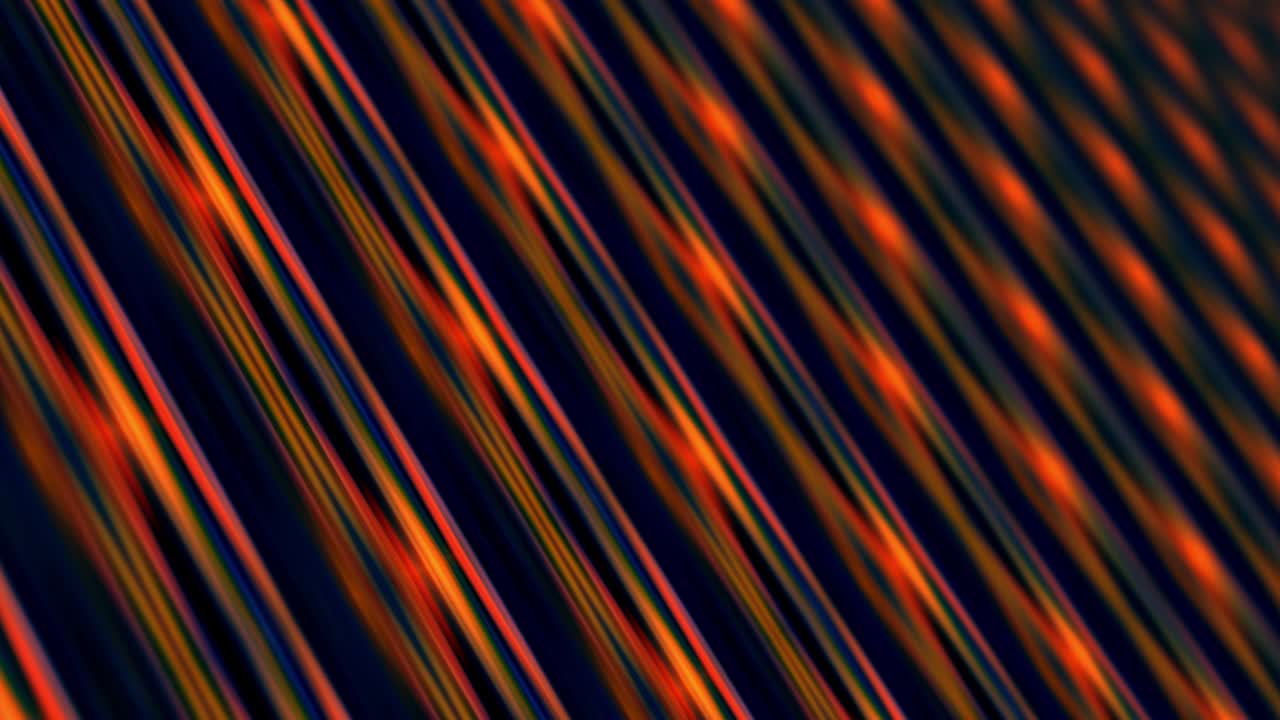 4k 3d perspectiva renderización fondo abstracto líneas de cuerda multicolor morphing superficie de forma. líneas diagonales en bucle creativo movimiento animación fondo dinámico con profundidad de campo.