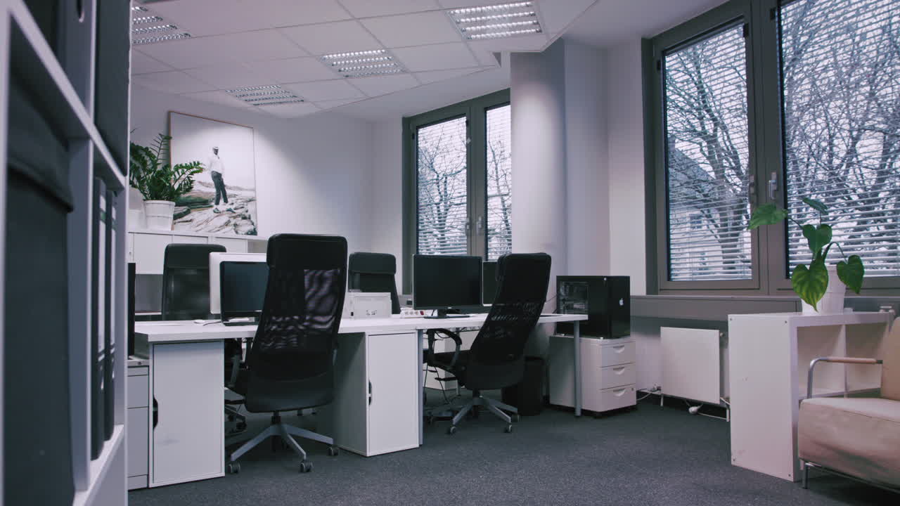 Modern and Minimalist Office Workspace