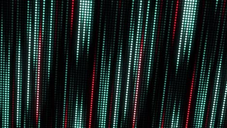 modern abstract background with geometric lines and circles. the movement of particles in a given direction.