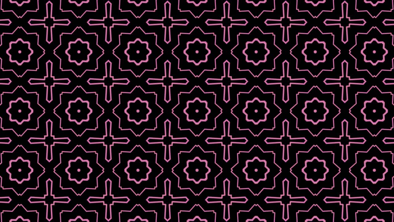 Pink and Black Geometric Pattern
