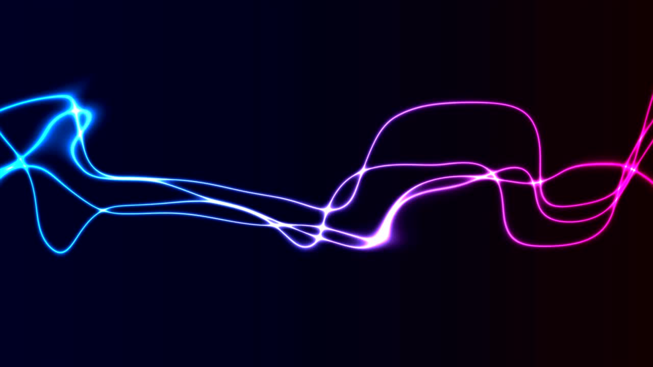 abstracto futurista azul púrpura neón ondas que fluyen fondo de movimiento