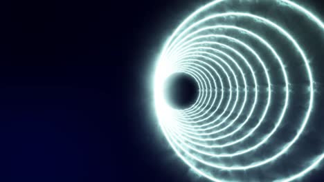 3d circle tunnel animation motion graphics