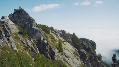 prayer peak located next to the seven rila lakes in the rila mountains, bulgaria