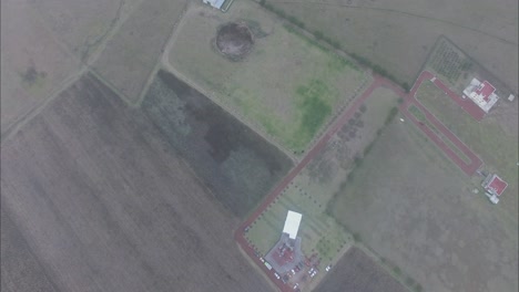 vuelo de drones a máxima altura sobre el estado de méxico con nubes bajas-1