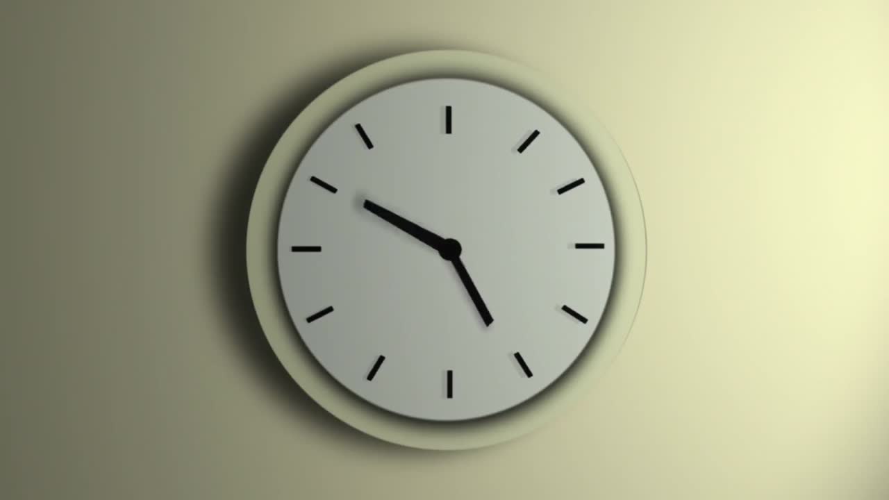 el lapso de tiempo de la línea del reloj dorado