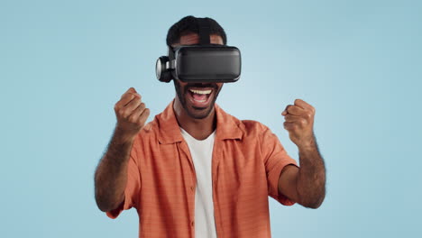 Gamer-man,-virtual-reality