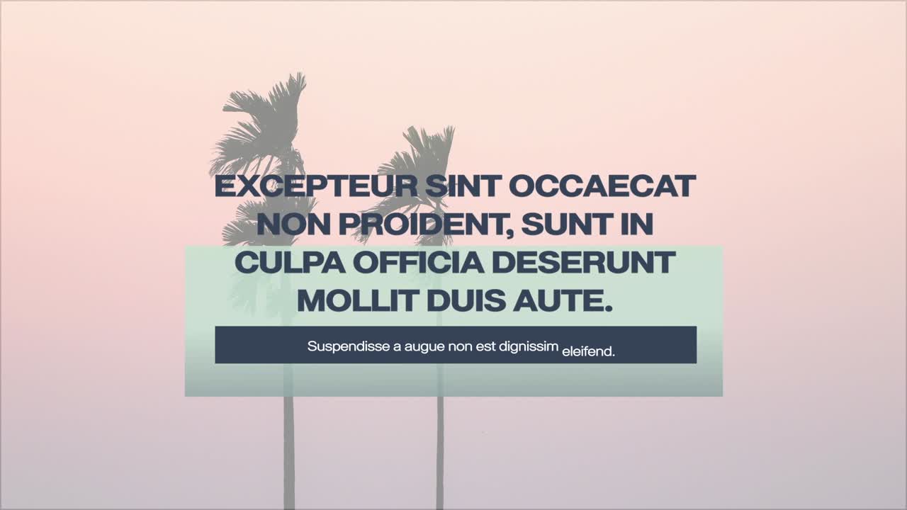 6 Titles in minimalistic style