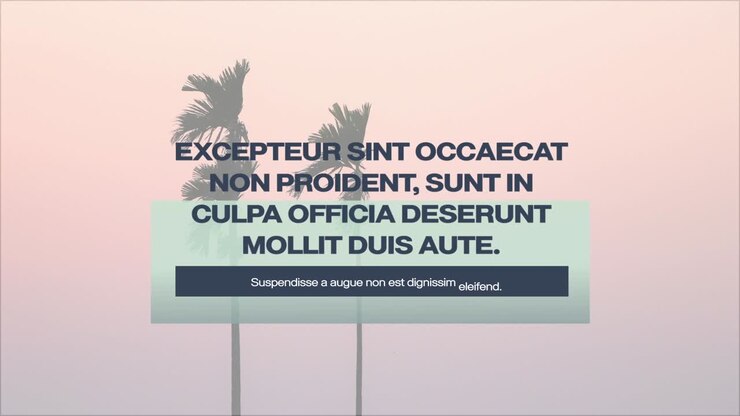 6 Titles in minimalistic style