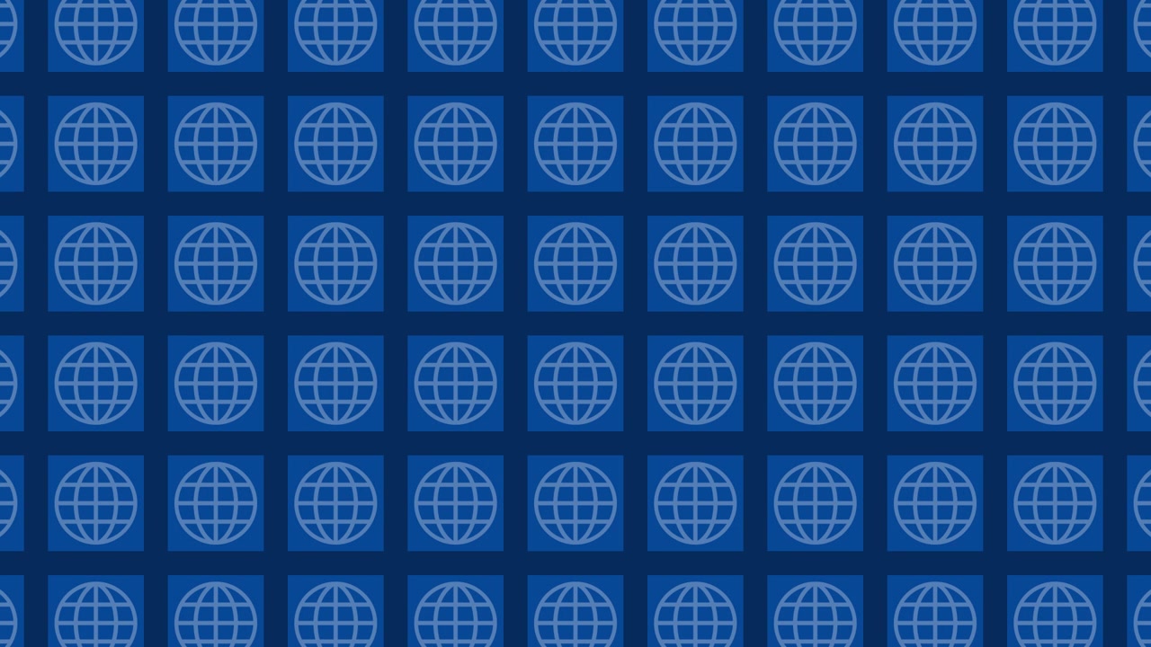 Blue Globe Pattern Background