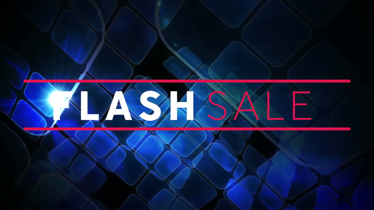 파란색 배경에 플래시 판매