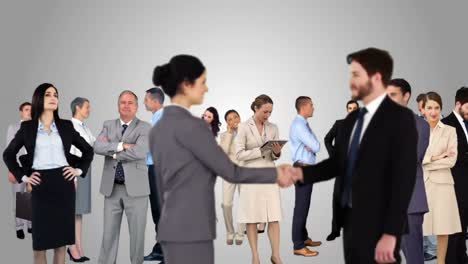 reunión de un grupo de empresarios