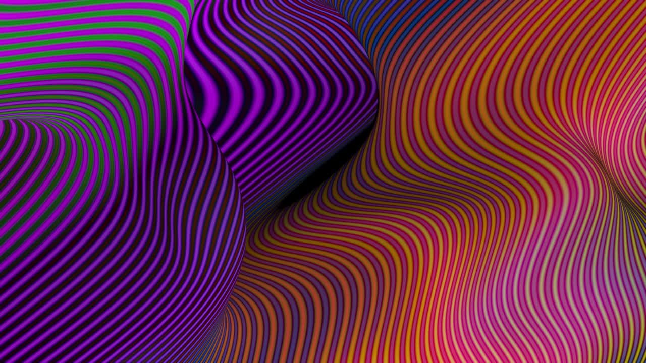 3d elastic stripes animated backdrop.