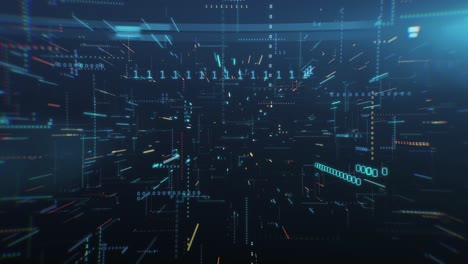 abstract binary code visualization