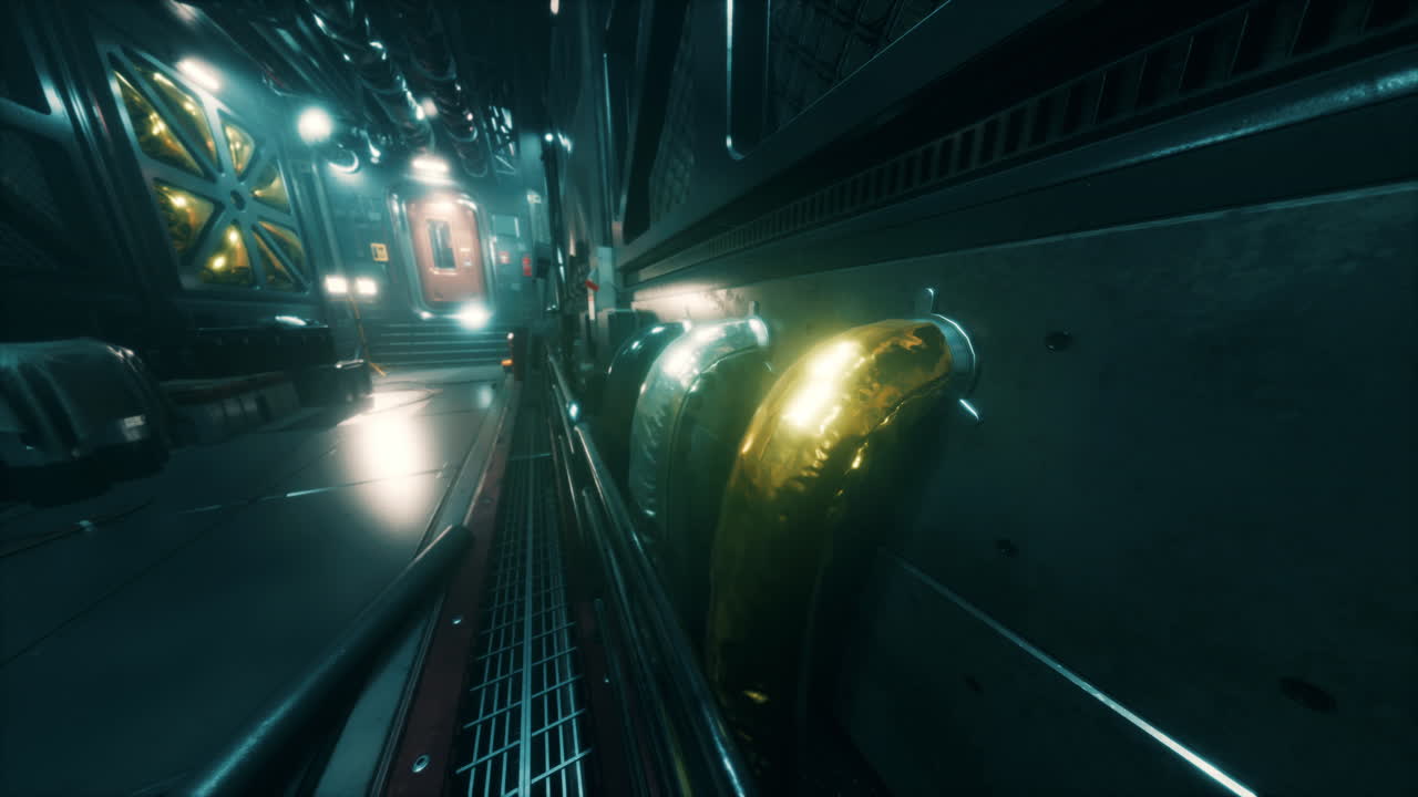 Sci fi looking dark and moody