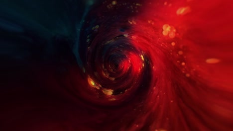 loop grunge abstracto resplandor túnel de nube roja fondo de agujero de gusano. viaje espacial a través de un túnel de tiempo agujero del gusano. loop sin costuras 4k 3d. tecnología cibernética infinita vórtice en espiral fluye animación de bucle vj.