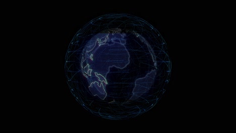 Globales-Kommunikationsnetzwerk-Rund-Um-Die-Erde,-Vom-Weltraum-Aus-Gesehen-In-Einer-Endlosen-Und-Nahtlosen-Schleife