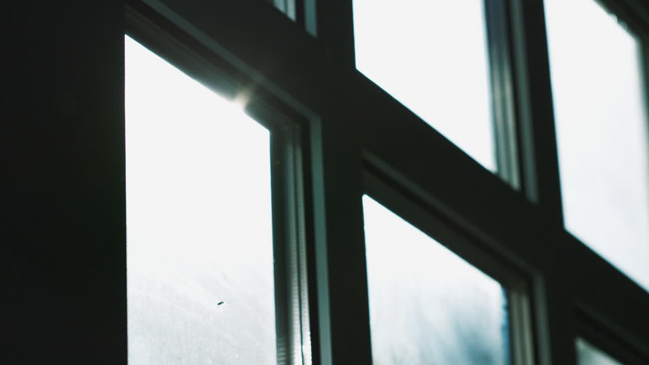 패턴 된 창문 을 통해 빛