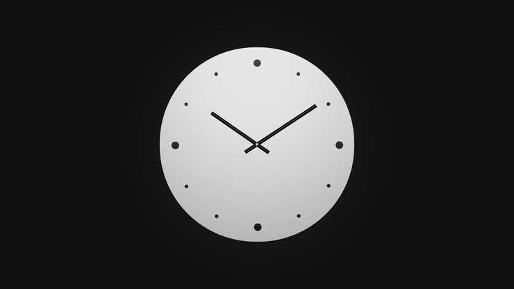 Clock Counting Down 24 Hour Day Fast Speed Time-lapse 4K HD