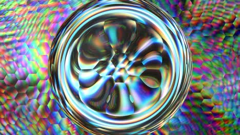 fondo de textura holográfico abstracto con esfera