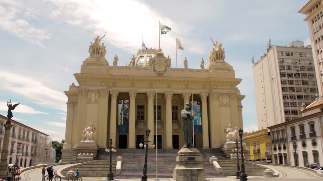 Assemblea legislativa di Rio de Janeiro (Alerj) nella routine quotidiana del centro città