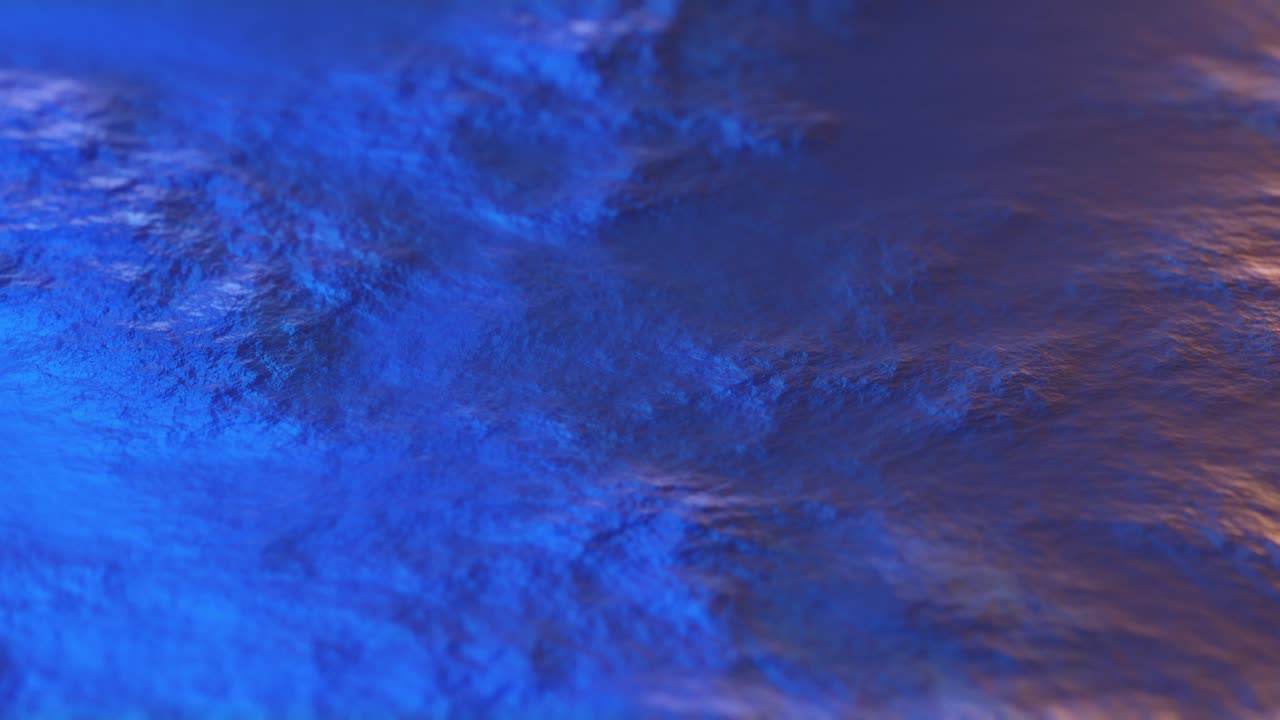 추상적인 프랙탈 풍경, 파동 및 파동 운동 배경