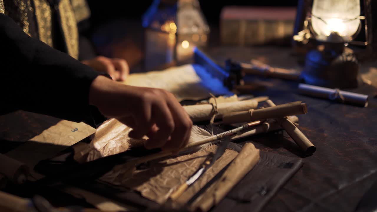 옛날에는 종이와 펜이 있었죠.