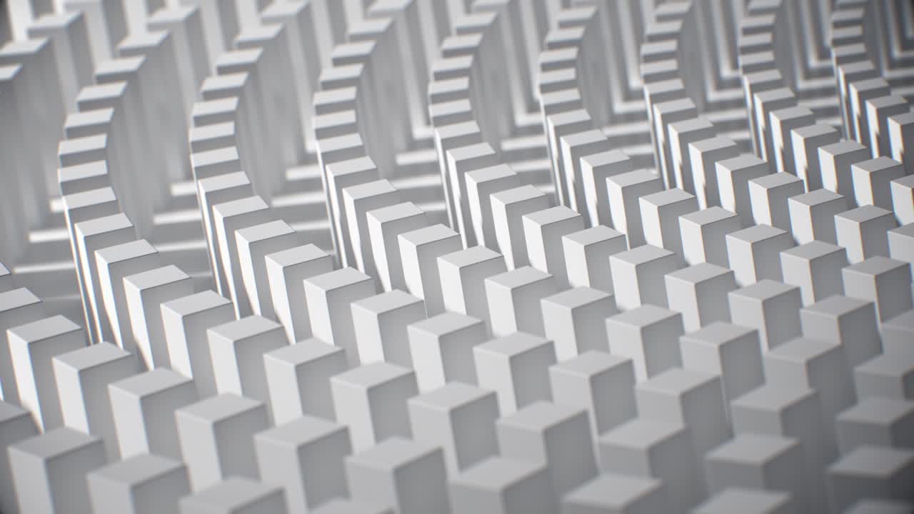 비즈니스 프레젠테이션을위한 추상적인 배경, 큐브 클로즈업 구조, 매 애니메이션