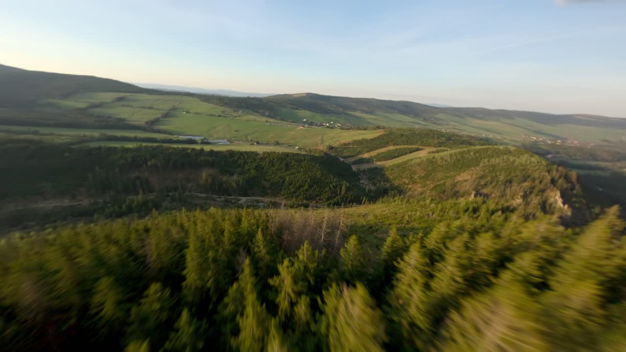 flight through Zdiarska Valley surrounded by Slovakia’s alpine beauty
