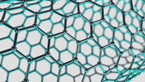 estructura celular del grafeno. material de gama alta del siglo xxi. producción de conductores súper eficientes. estructura hexagonal. nanoelectrónica