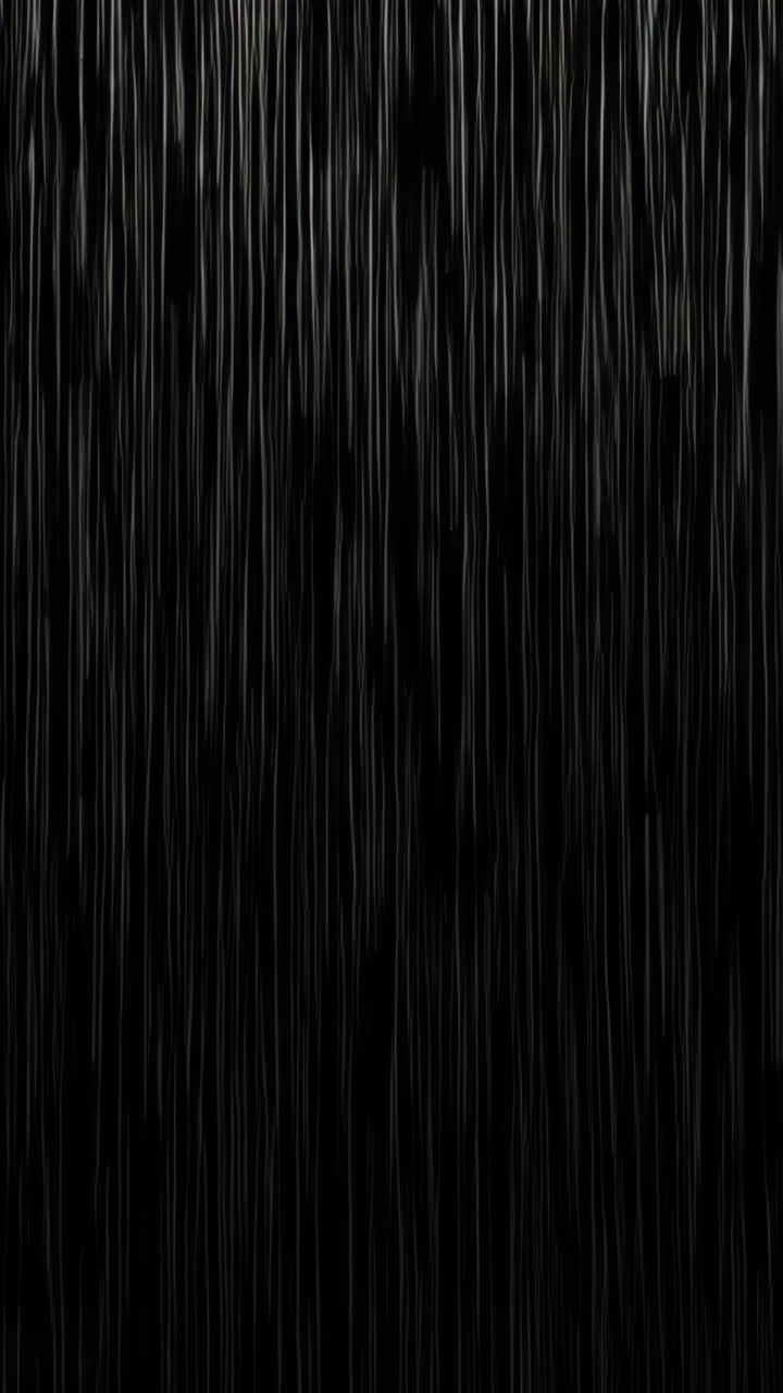 Abstract Vertical Lines with Green Overlay and Digital Rain Effect