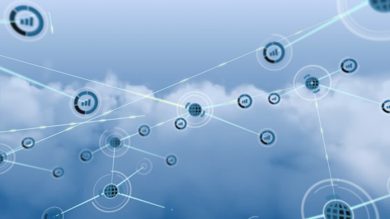 conectores que se mueven en las nubes