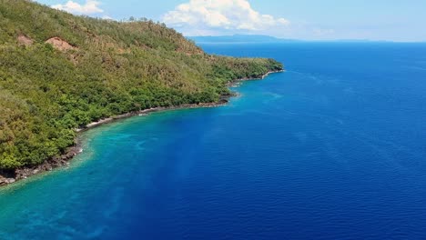 ambon bay indonesia aérea drone hd