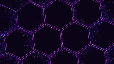 cuadrícula de patrón hexagonal azul de formas hexagonales repetidas con líneas azules