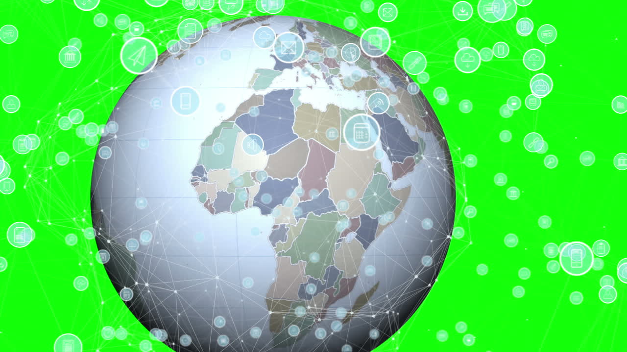 animación digital con tierra