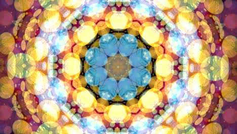 multicolored crystal background with kaleidoscopic effects