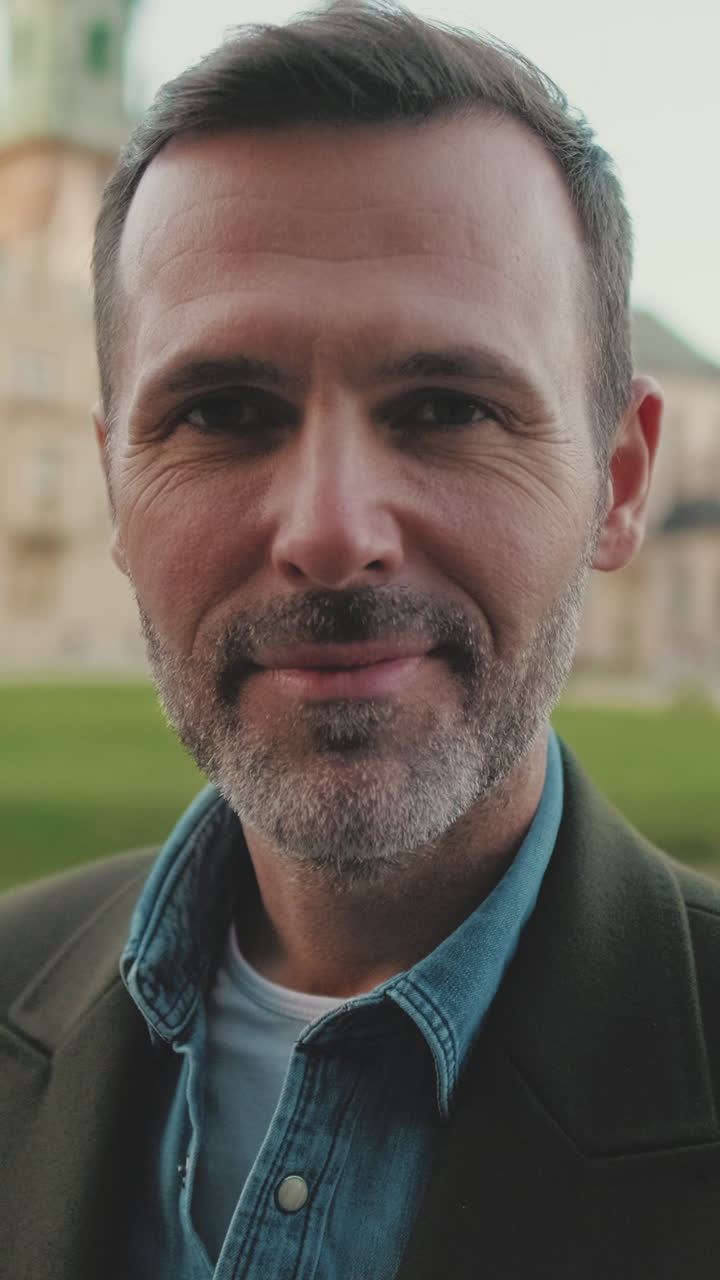 Retrato de un hombre sonriente