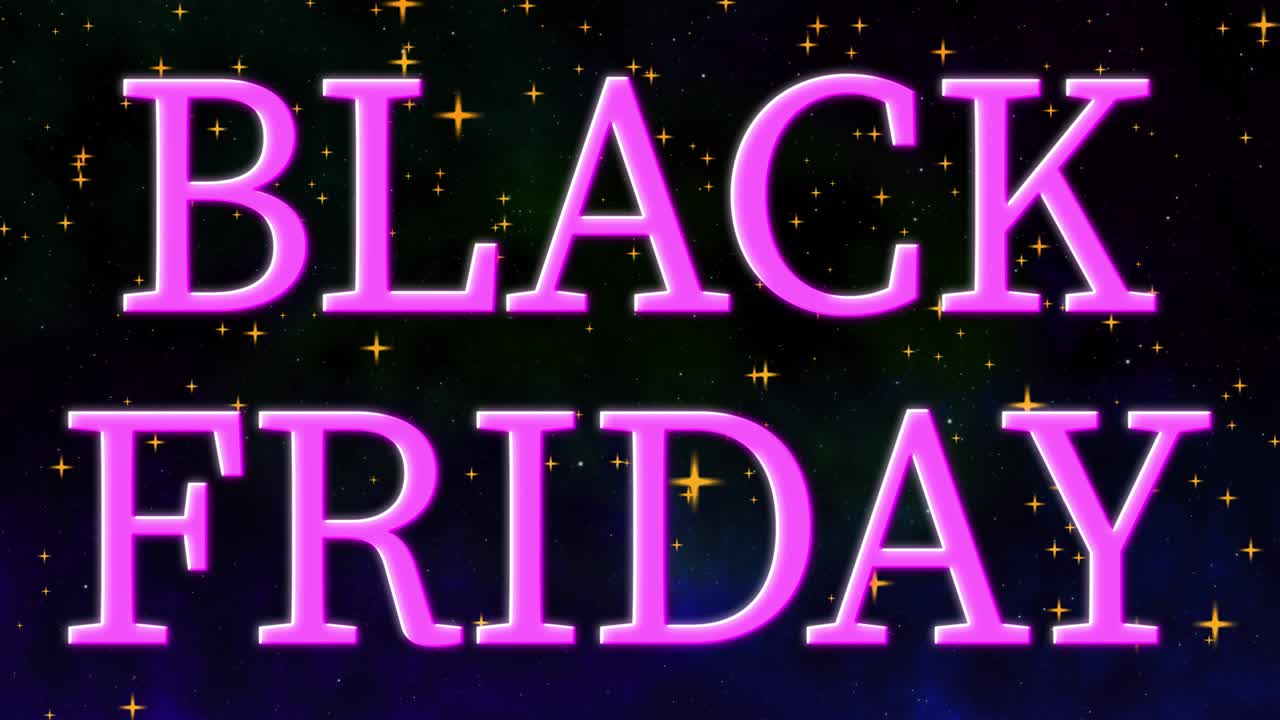 블랙 프라이데이 이벤트 텍스트 애니메이션 모션 그래픽