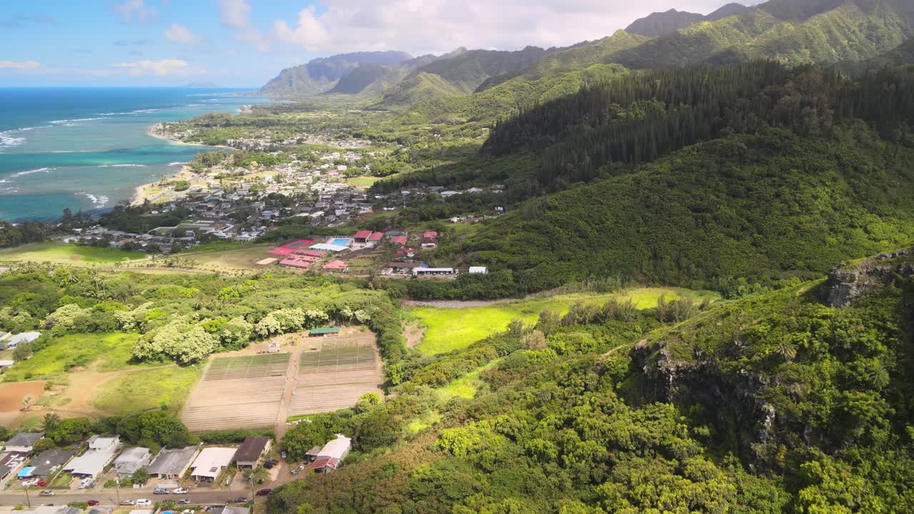 무인 항공기 위에서 공중보기